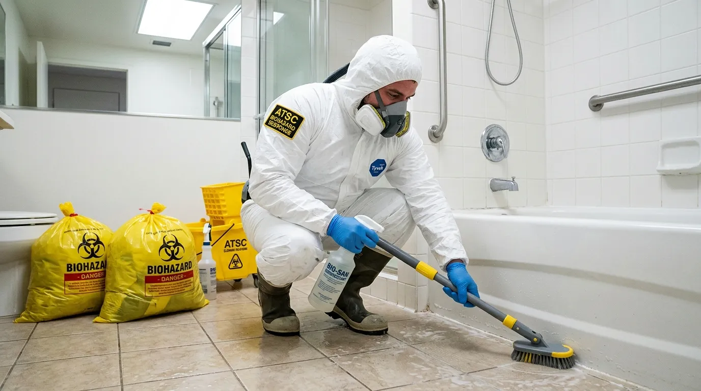 Decontamination equipment deployed for Blood Cleanup in Berwick